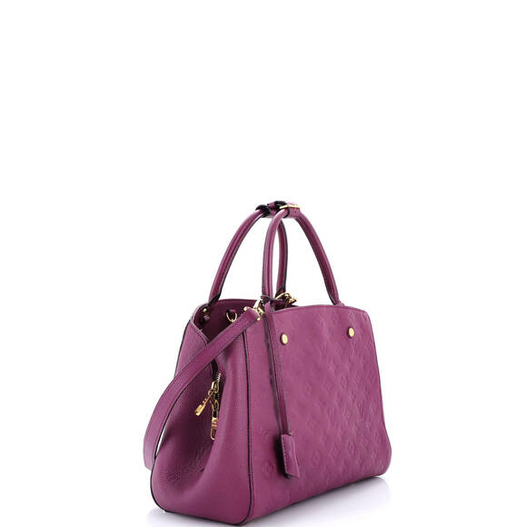 Louis Vuitton MM Montaigne Handbag Monogram Empreinte Leather - Picture 2 of 8